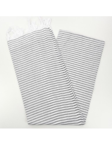 Turkish pareo towel dark grey