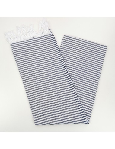 Fouta pareo a fines rayures 100% coton certifié Oekotex®