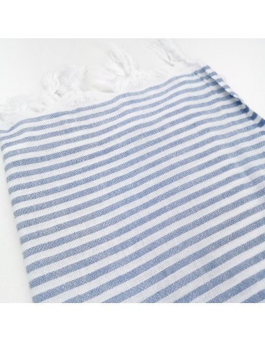 Traditional Turkish pareo towel Navy 100% cotton Oeko-Tex certified