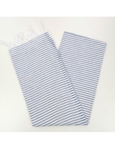 Traditional Turkish pareo towel Navy 100% cotton Oeko-Tex certified