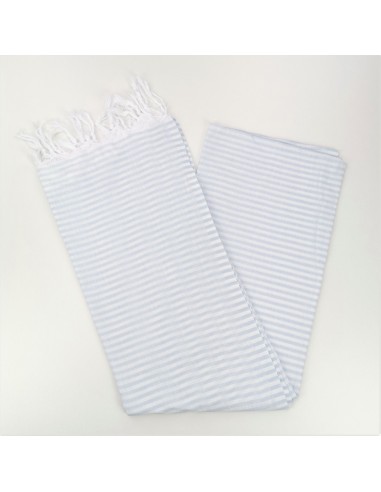Fouta pareo a fines rayures 100% coton certifié Oekotex®