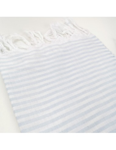 Fouta pareo a fines rayures 100% coton certifié Oekotex®
