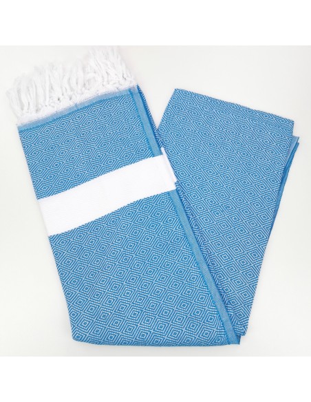 Fouta chevrons Diamant 100x175cm 100% coton certifié Oekotex®