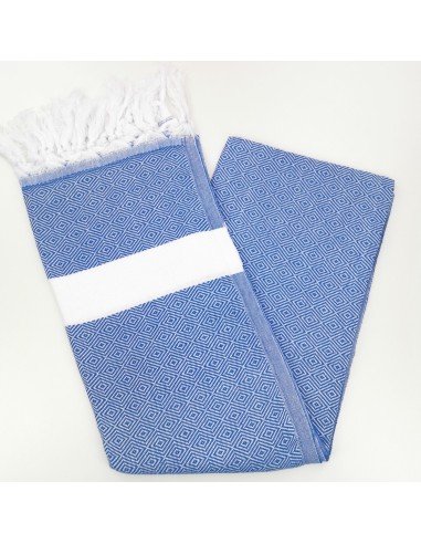 Fouta chevrons Diamant 100x175cm 100% coton certifié Oekotex®