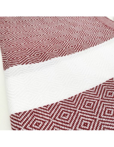 Fouta chevrons Diamant 100x175cm 100% coton certifié Oekotex®