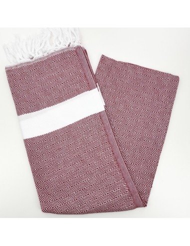 Fouta chevrons Diamant 100x175cm 100% coton certifié Oekotex®