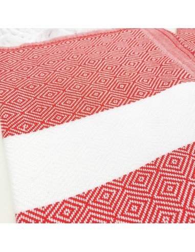 Fouta chevrons Diamant 100x175cm 100% coton certifié Oekotex®