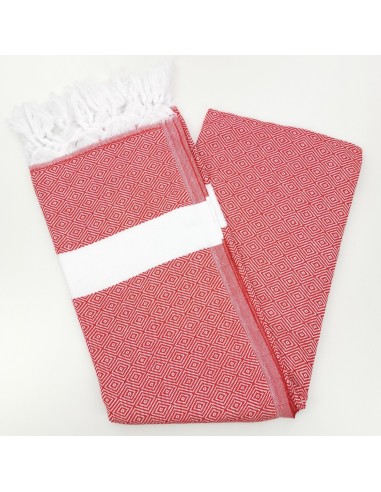 Fouta chevrons Diamant 100x175cm 100% coton certifié Oekotex®