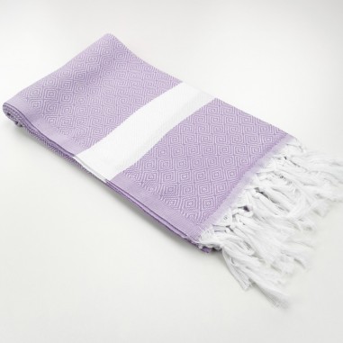 Diamond Turkish towel lilac