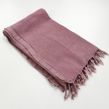 stonewashed Turkish towel pink purple