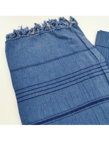 Fouta stonewashed Sultan vintage 100% coton certifié Oekotex