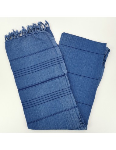 Fouta stonewashed Sultan vintage 100% coton certifié Oekotex