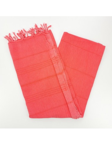 Fouta stonewashed Sultan vintage 100% coton certifié Oekotex