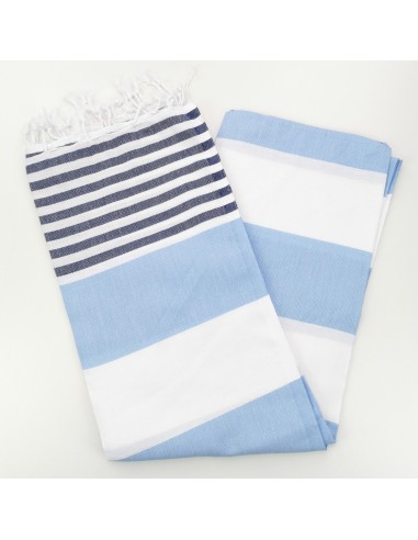 pool peshtemal sky blue