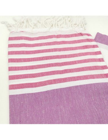 Pool peshtemal towel with bi color stripes design 100% cotton Oeko-Tex certified