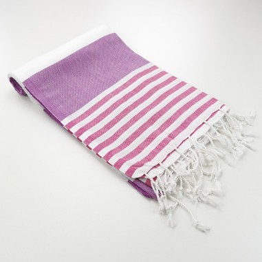 Turkish towel Pool bicolor stripes