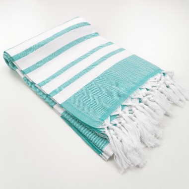 Herringbone weave Turkish towel Capri...