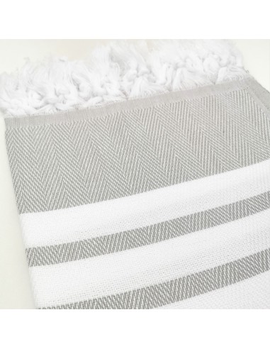 Herringbone Turkish peshtemal beach towel