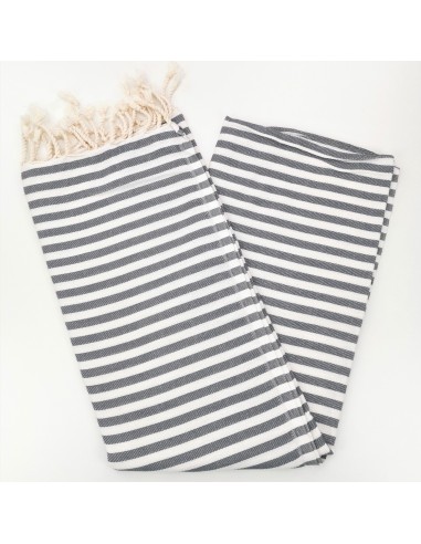 Herringbone weave Turkish peshtemal beach towel Oblik