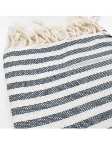Herringbone weave Turkish peshtemal beach towel Oblik
