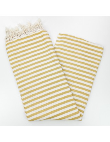 Herringbone weave Turkish peshtemal beach towel Oblik