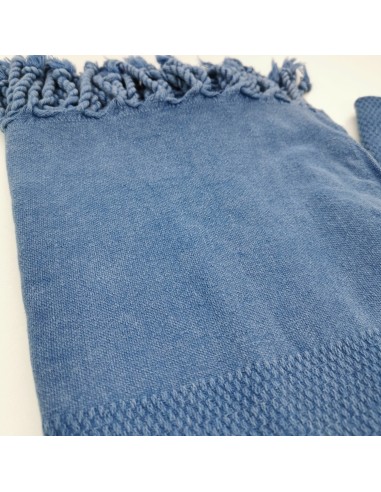Honeycomb woven stonewashed Turkish peshtemal towel Oeko-Tex