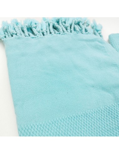 Honeycomb woven stonewashed Turkish peshtemal towel Oeko-Tex