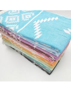 Jacquard Turkish towels Aztec kilim wholesale 2