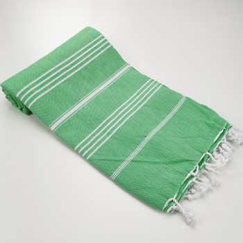 Turkish peshtemal towel apple green