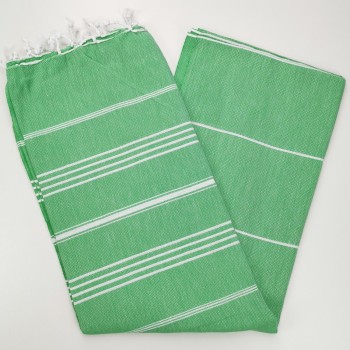 apple green flat sultan peshtemal towel