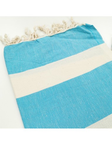 Fouta plate coton naturel certifié Oekotex®