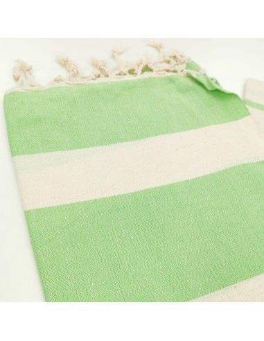 Fouta plate coton naturel certifié Oekotex®