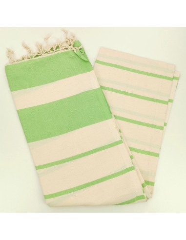 Fouta plate coton naturel certifié Oekotex®