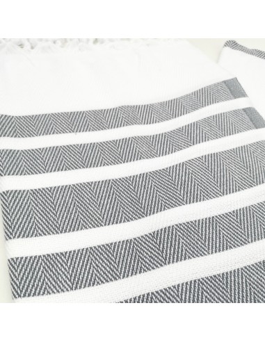 Herringbone soft Turkish peshtemal beach towel
