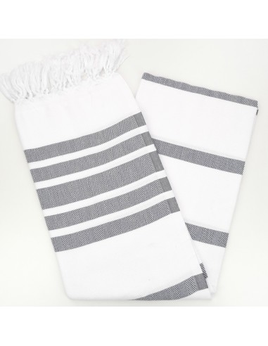 Herringbone soft Turkish peshtemal beach towel