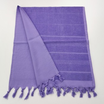 Mini serviette fouta eponge unie indigo