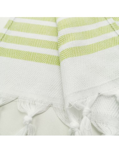 Mini fouta chevrons Diamant 40x85cm 100% coton certifié Oekotex®