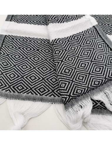 Mini fouta chevrons Diamant 45x90cm 100% coton certifié Oekotex®
