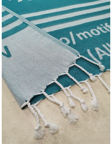 fouta publicitaire tissee