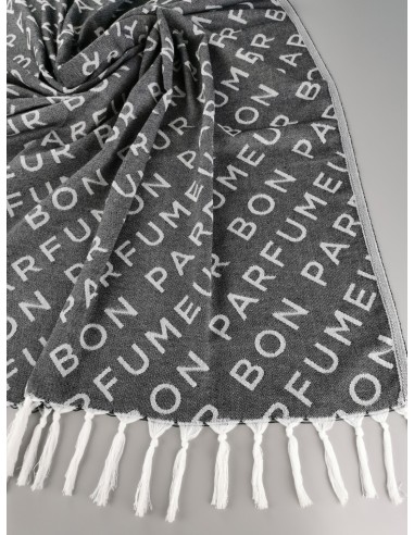 serviette de plage tissée sur mesure