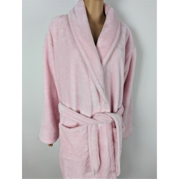 shawl collar welsoft fleece robe