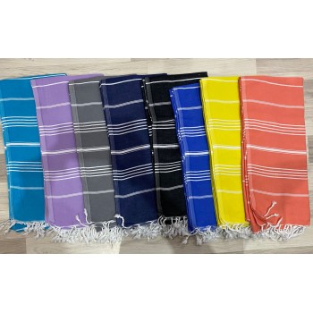 Turkish towel in bright colors