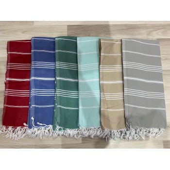 Turkish towel in bright colors
