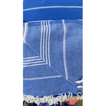 Turkish towel in bright color front and back