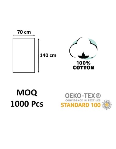 Promotional terry towel custom pattern woven 70x140 cm