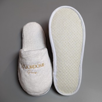 chaussons hotel luxe