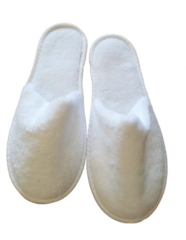 Chaussons de bain premium en velours avec broderie de logo personnalisée