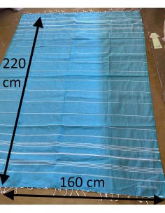 Big sizes peshtemal towel with logo embroidered 2
