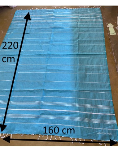 Big sizes peshtemal towel with logo embroidered