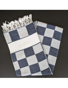 Fouta de plage damiers Chess